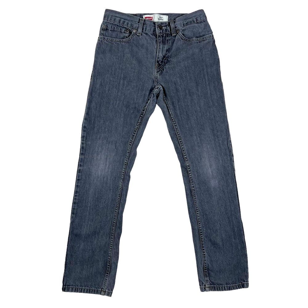 Levis Jeans Womens 16 Reg Gray‎ Wash Denim 511 Mid Rise Skinny Denim Casual